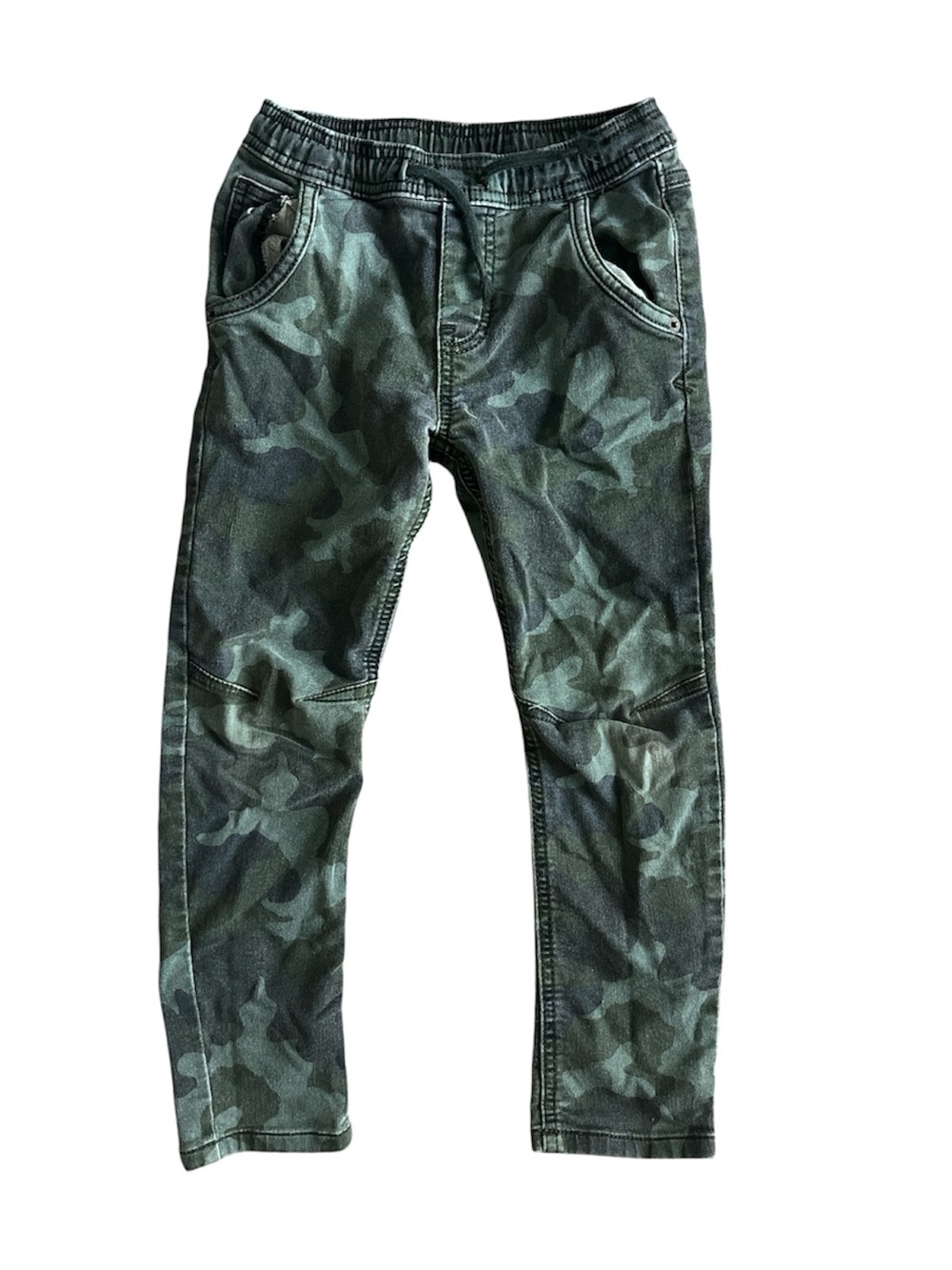 Cat & Jack Kids Camo Jogger Pants - Green Size 6